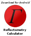 Reflectometry Calculator for Android